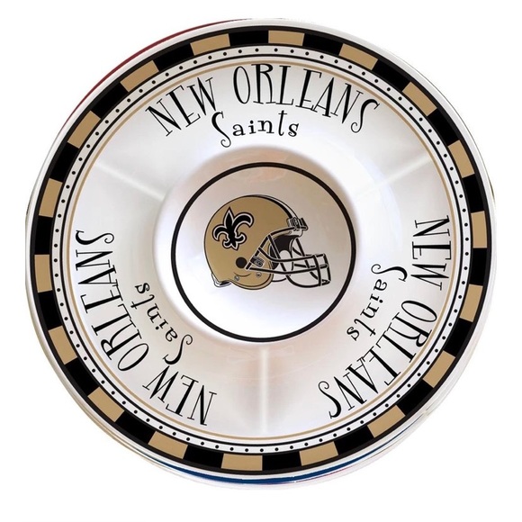 Gameday 2 Chip And Dip | New Orleans Saints By The Memory Company Who Dat! - Picture 1 of 6